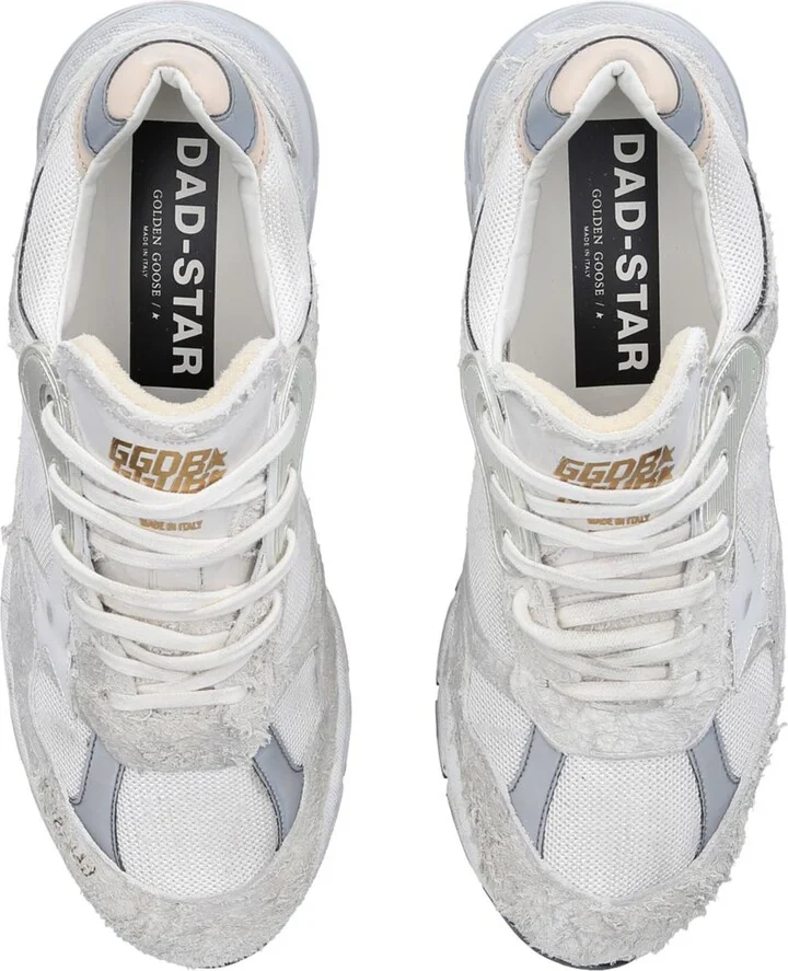 Golden Goose Leather Running Sole Sneakers - Image 4