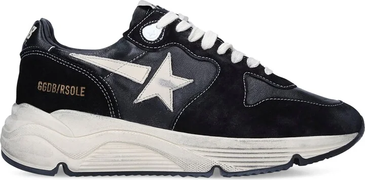 Golden Goose Leather Running Sole Sneakers - Image 3