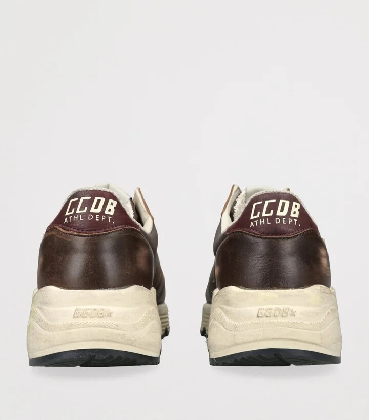 Golden Goose Leather Running Sole Sneakers - Image 2