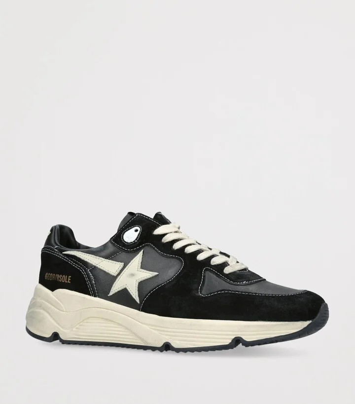 Golden Goose Leather Running Sole Sneakers - Image 3