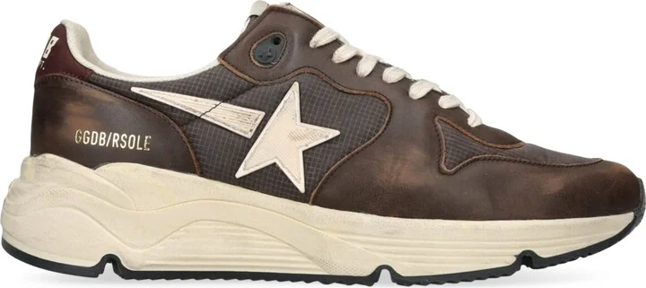 Golden Goose Leather Running Sole Sneakers