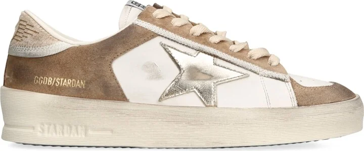 Golden Goose Leather Stardan Low-Top Sneakers