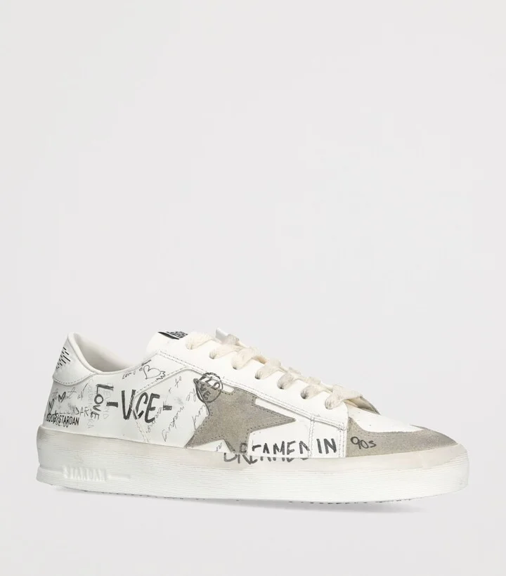 Golden Goose Leather Stardan Sneakers - Image 3