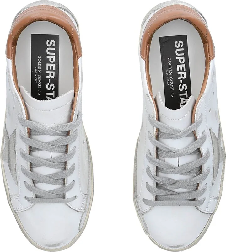 Golden Goose Leather-Suede Super-Star Sneakers - Image 4