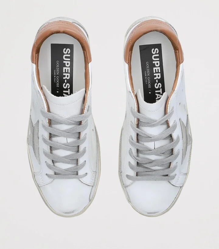 Golden Goose Leather-Suede Super-Star Sneakers - Image 5