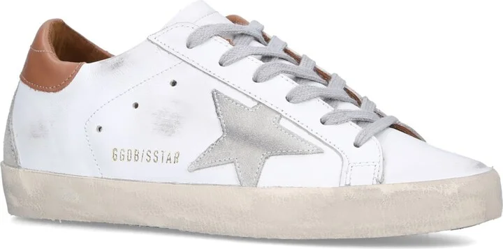 Golden Goose Leather-Suede Super-Star Sneakers