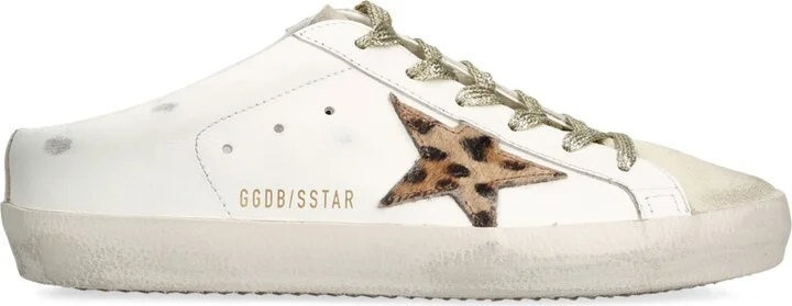 Golden Goose Leather Super Star Sabot Low-Top Sneakers