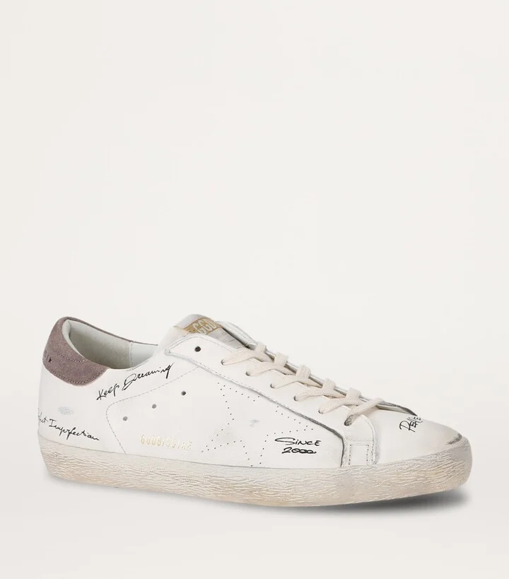 Golden Goose Leather Super-Star Skate Sneakers - Image 3