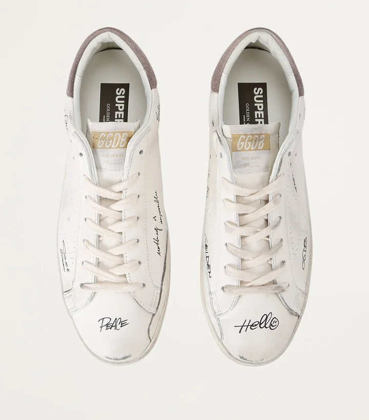 Golden Goose Leather Super-Star Skate Sneakers - Image 4