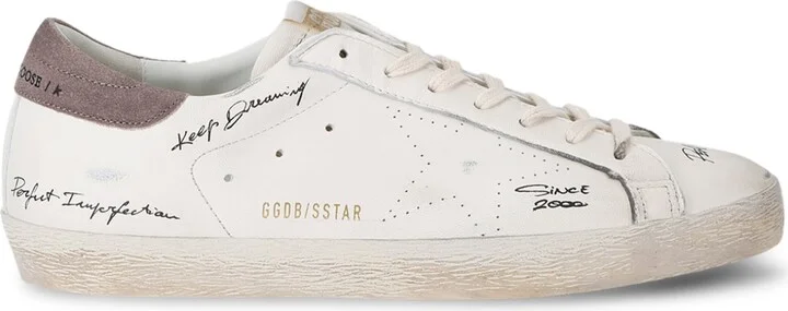 Golden Goose Leather Super-Star Skate Sneakers