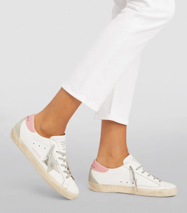 Golden Goose Leather Super-Star Sneakers - Image 2