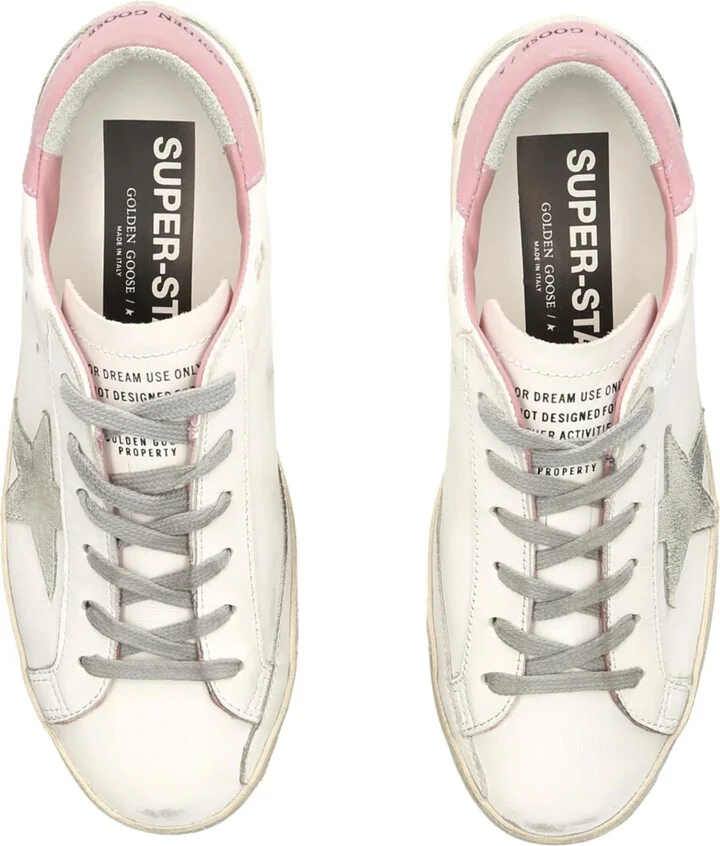 Golden Goose Leather Super-Star Sneakers - Image 3