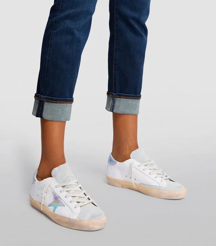 Golden Goose Leather Super-Star Sneakers - Image 2
