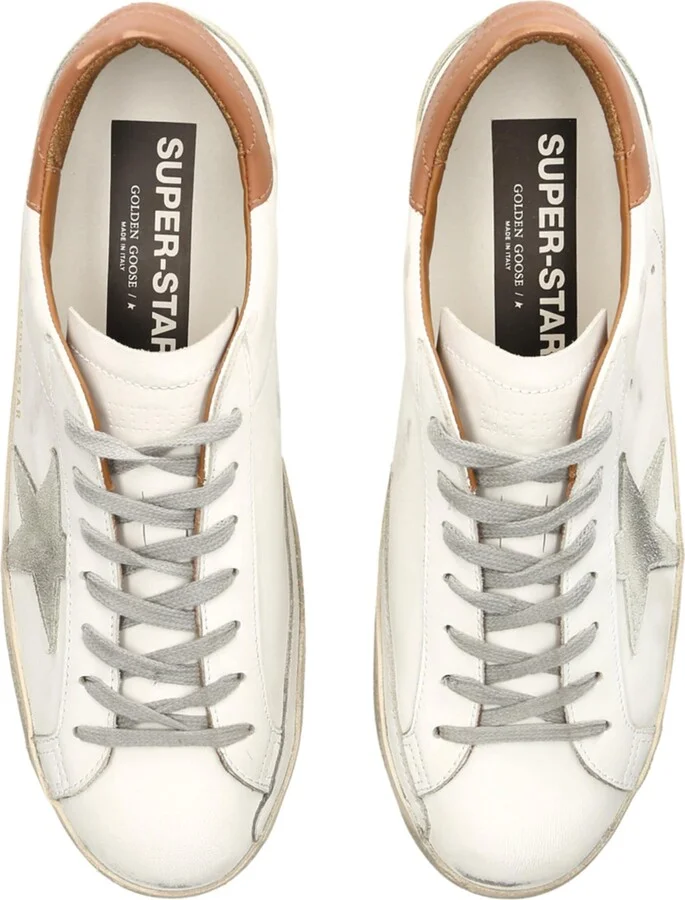 Golden Goose Leather Super-Star Sneakers - Image 4