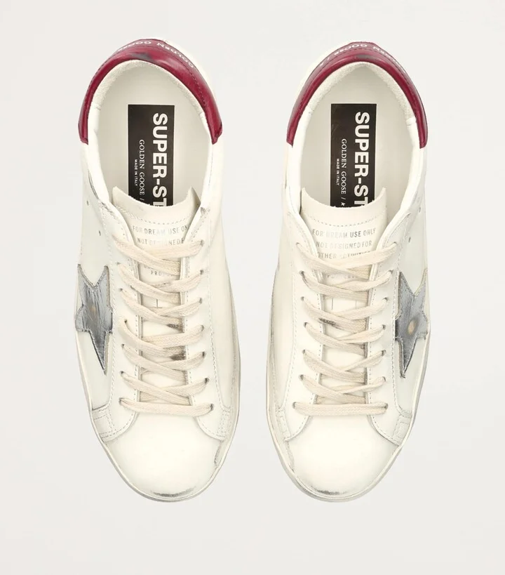 Golden Goose Leather Super-Star Sneakers - Image 4