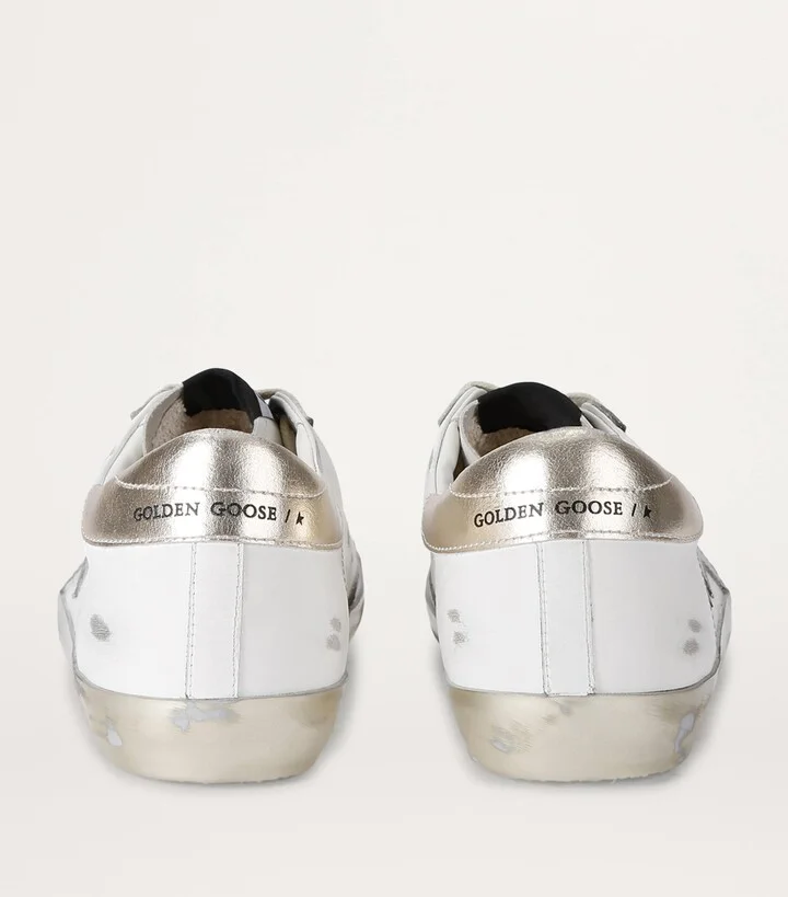 Golden Goose Leather Super-Star Sneakers - Image 2