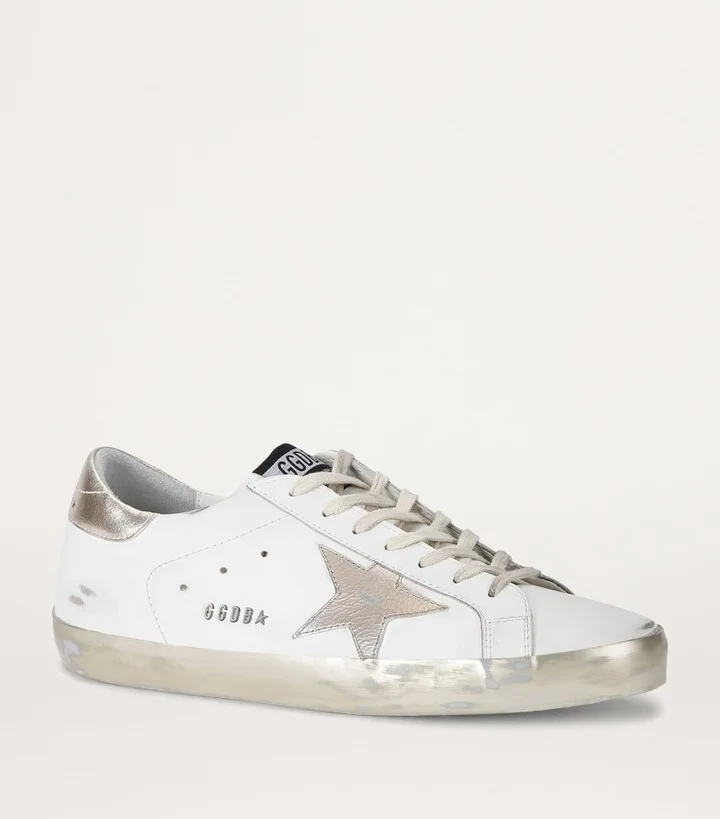 Golden Goose Leather Super-Star Sneakers - Image 3