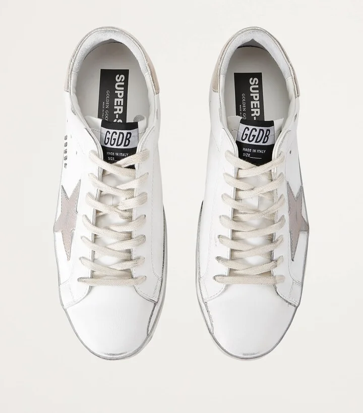 Golden Goose Leather Super-Star Sneakers - Image 4