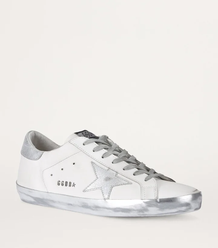 Golden Goose Leather Super-Star Sneakers - Image 3
