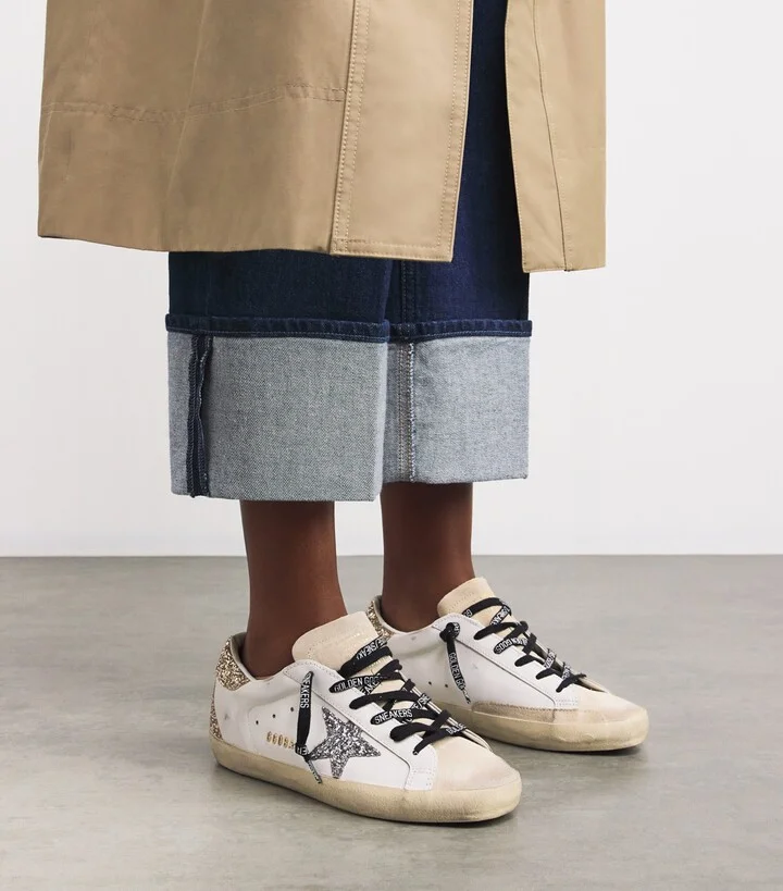 Golden Goose Leather Super-Star Sneakers - Image 2