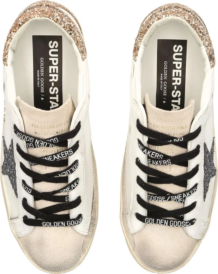 Golden Goose Leather Super-Star Sneakers - Image 6