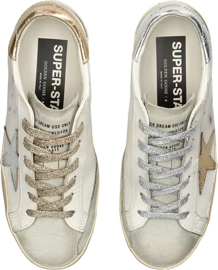Golden Goose Leather Super-Star Sneakers - Image 4