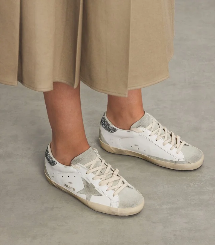 Golden Goose Leather Super-Star Sneakers - Image 2