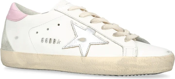 Golden Goose Leather Super-Star Sneakers - Image 3