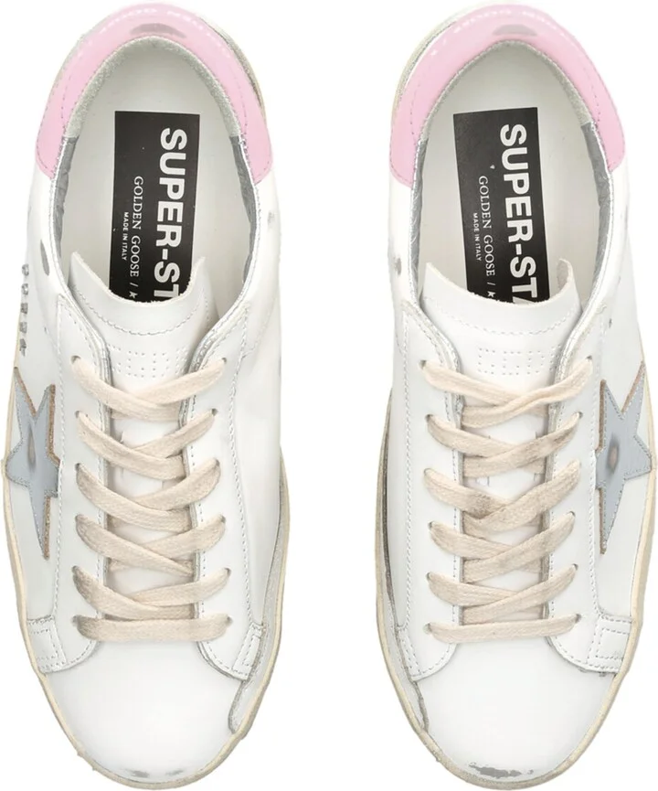 Golden Goose Leather Super-Star Sneakers - Image 4