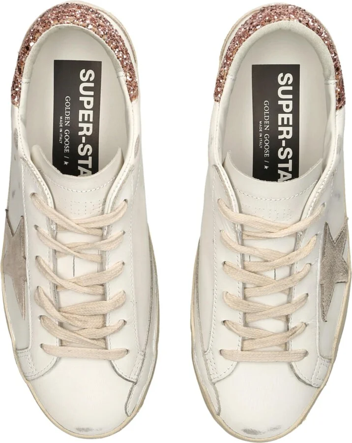 Golden Goose Leather Super-Star Sneakers - Image 3