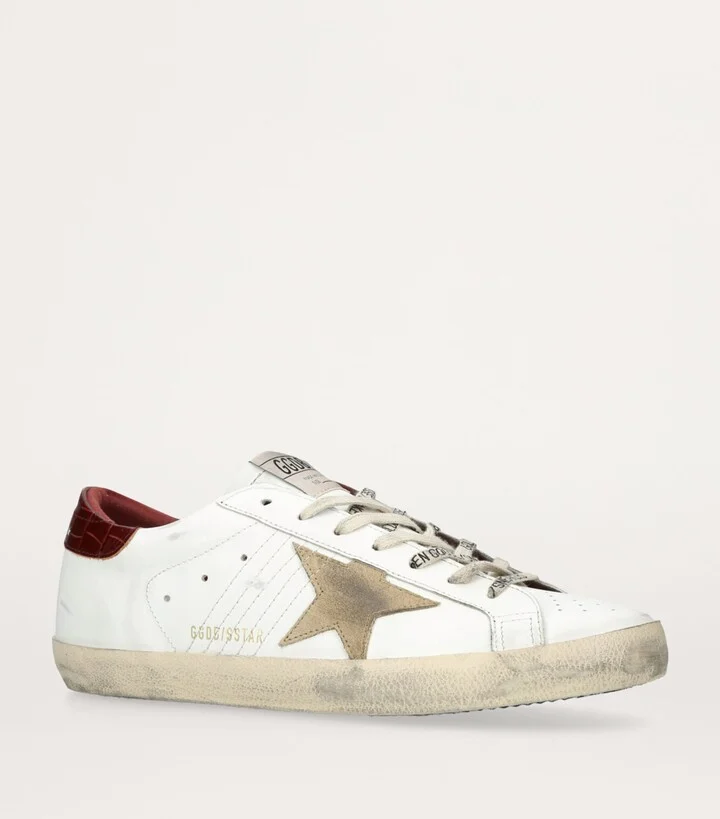 Golden Goose Leather Super-Star Sneakers - Image 3