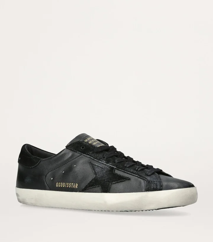 Golden Goose Leather Super-Star Sneakers - Image 3