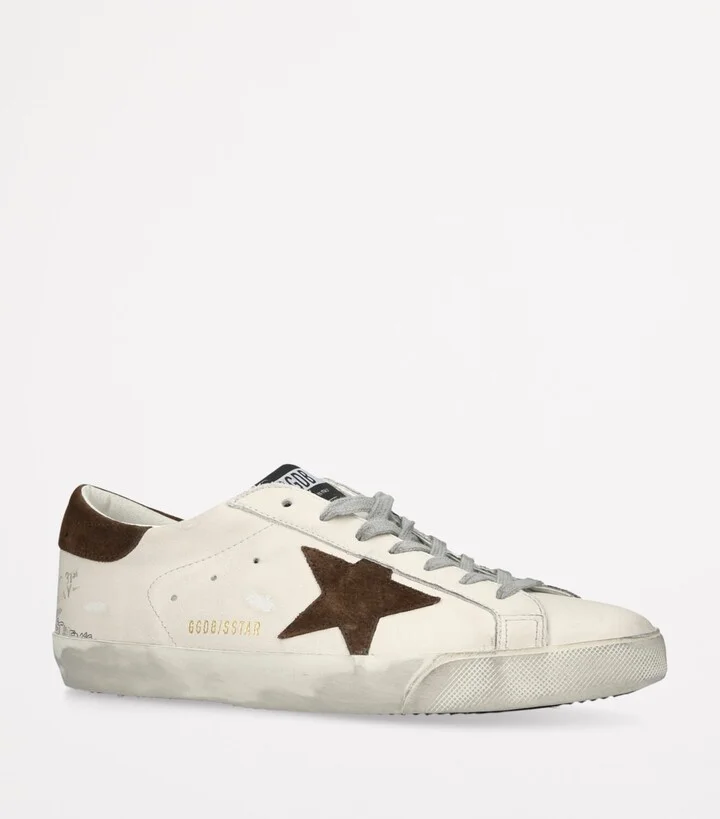 Golden Goose Leather Super-Star Sneakers - Image 3