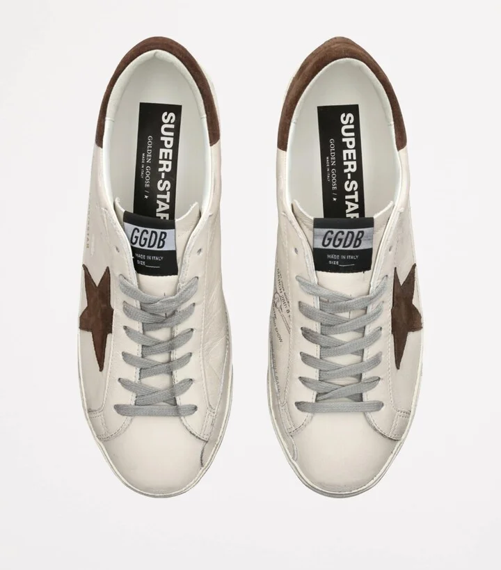 Golden Goose Leather Super-Star Sneakers - Image 4