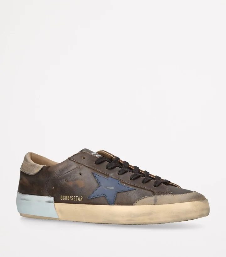 Golden Goose Leather Super-Star Sneakers - Image 3