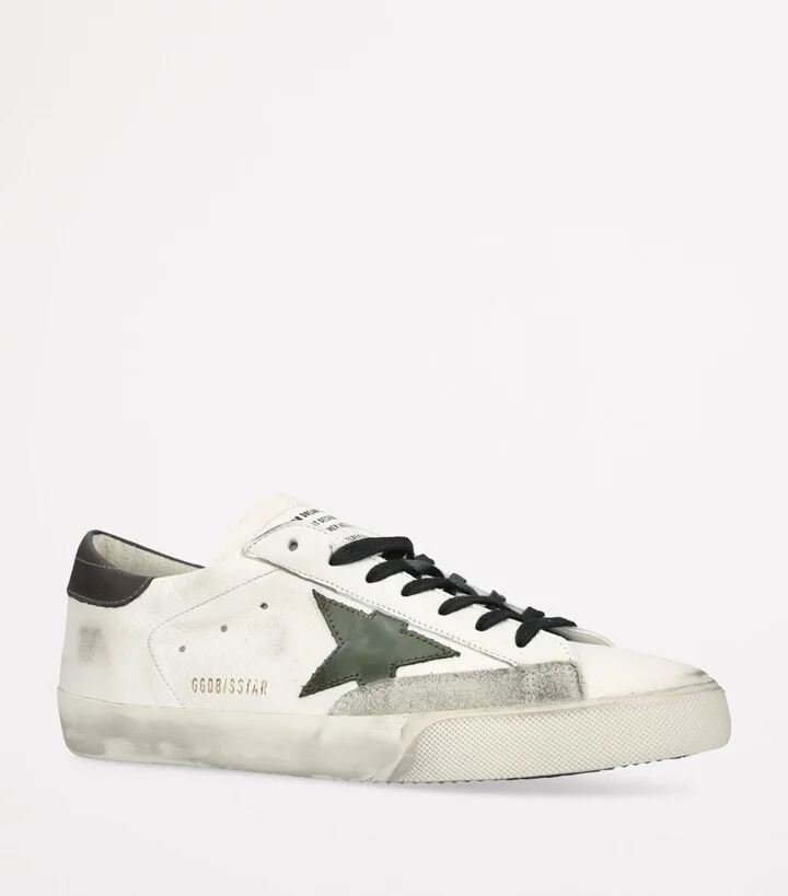 Golden Goose Leather Super-Star Sneakers - Image 3