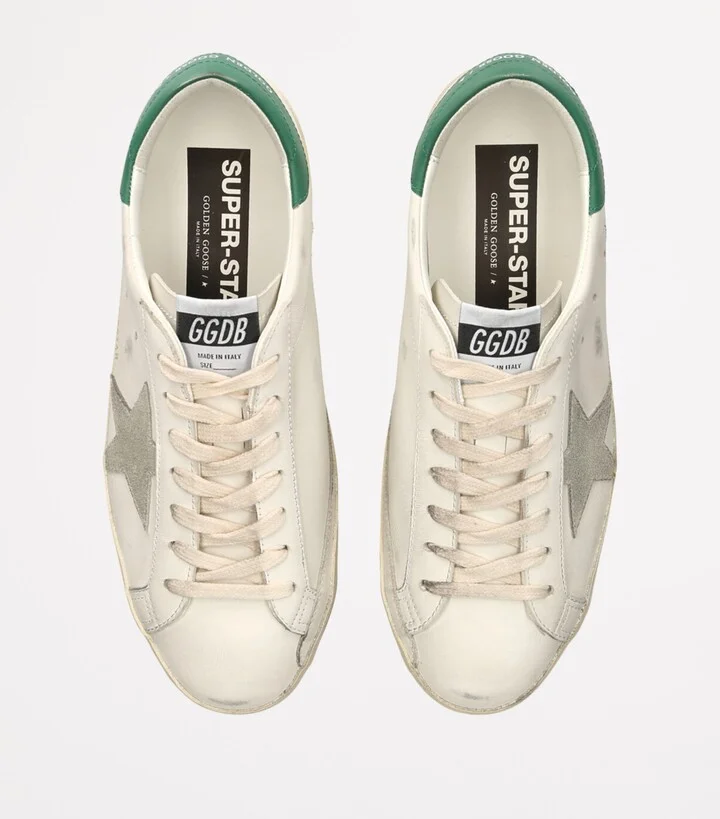 Golden Goose Leather Super-Star Sneakers - Image 4