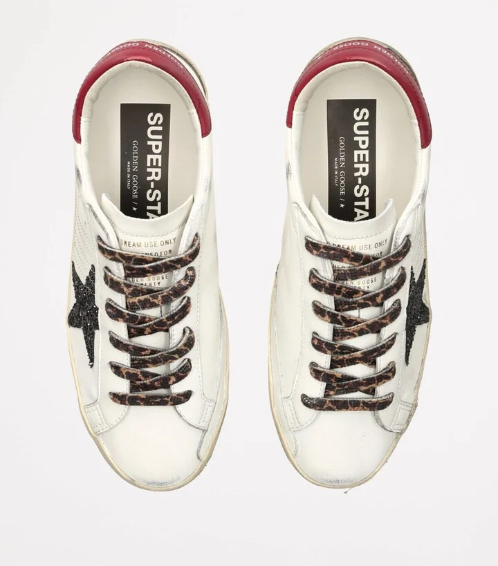 Golden Goose Leather Super-Star Sneakers - Image 4