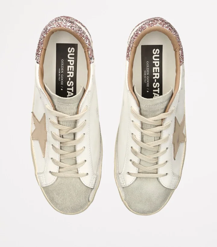 Golden Goose Leather Super-Star Sneakers - Image 3