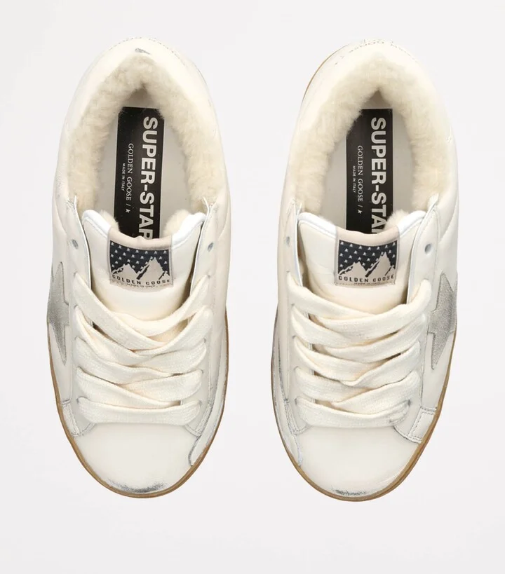 Golden Goose Leather Super-Star Sneakers - Image 4