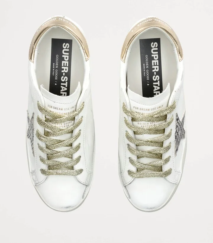 Golden Goose Leather Super-Star Sneakers - Image 6