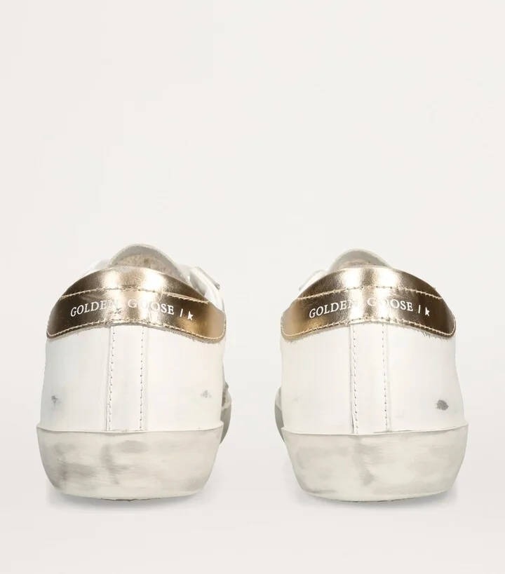 Golden Goose Leather Super-Star Sneakers - Image 3