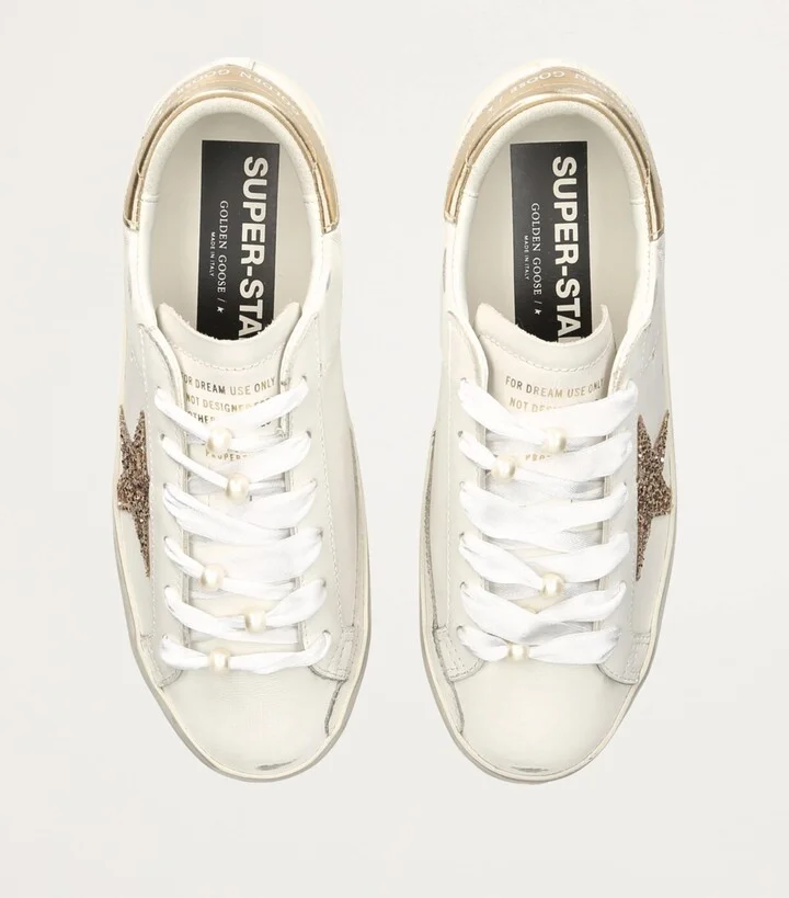 Golden Goose Leather Super-Star Sneakers - Image 6