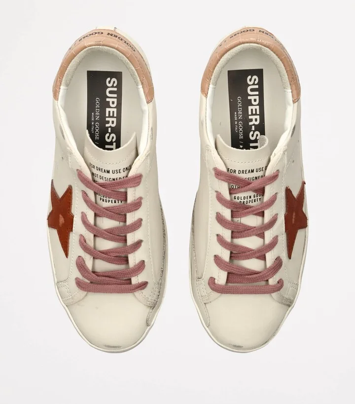 Golden Goose Leather Super-Star Sneakers - Image 4