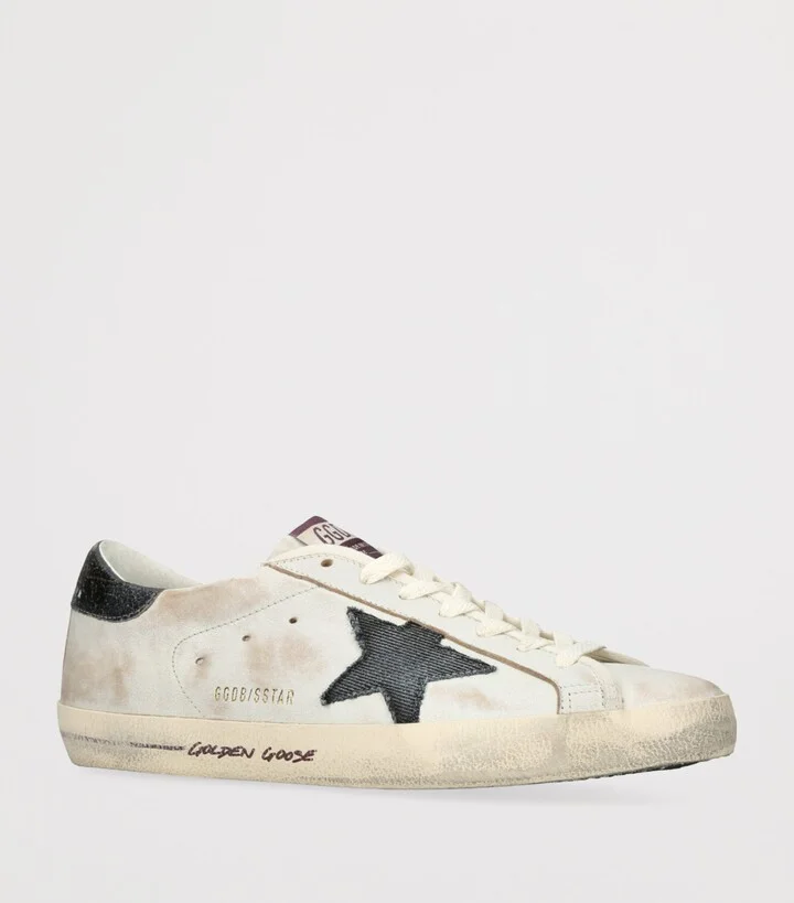 Golden Goose Leather Super-Star Sneakers - Image 3