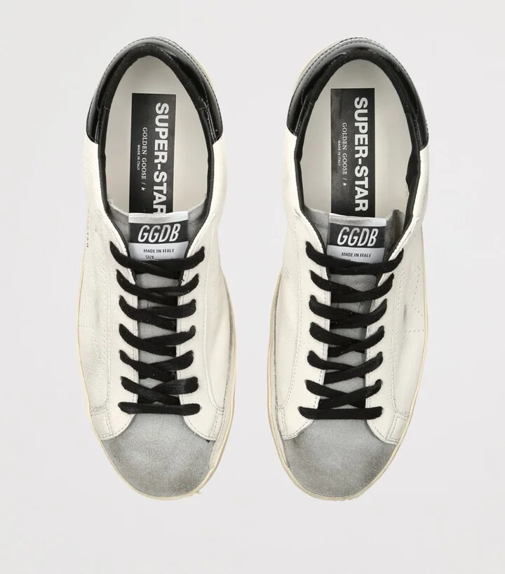 Golden Goose Leather Super-Star Sneakers - Image 4