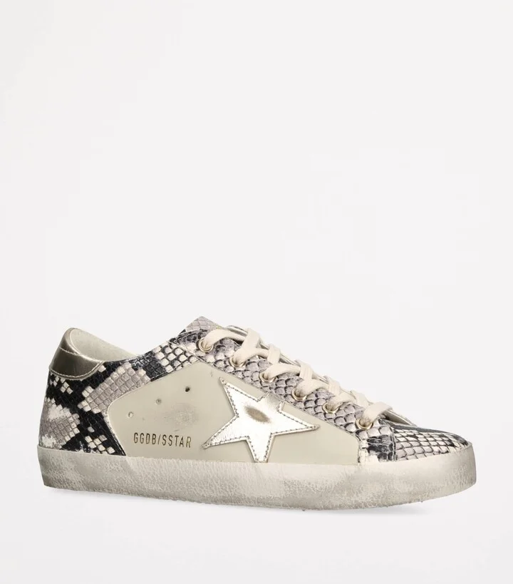 Golden Goose Leather Super-Star Sneakers - Image 3
