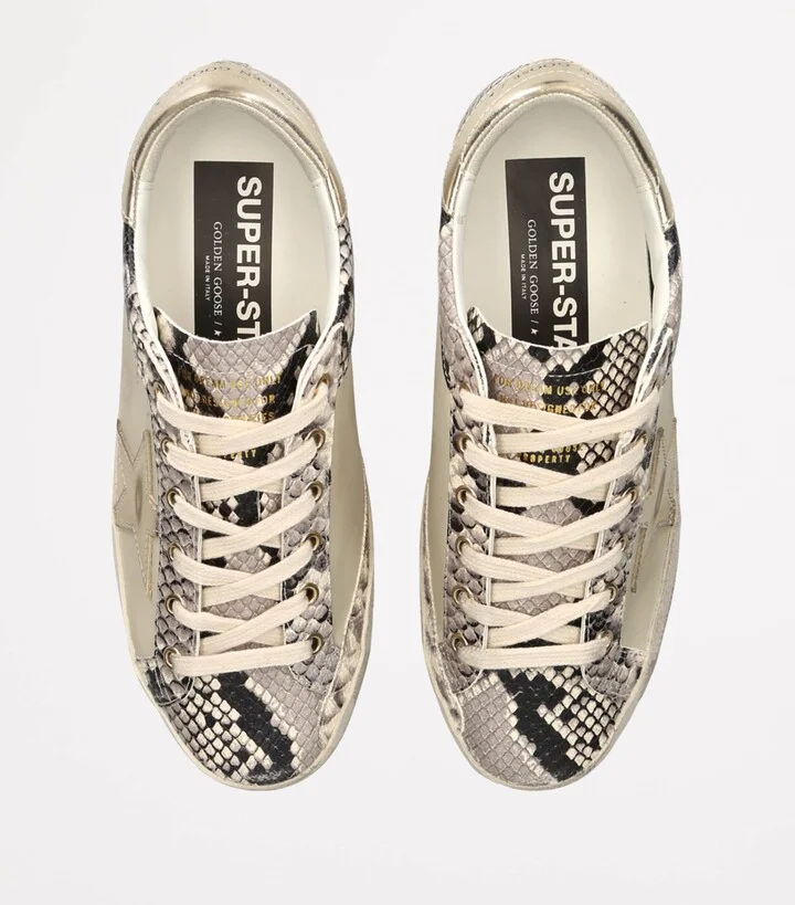 Golden Goose Leather Super-Star Sneakers - Image 4