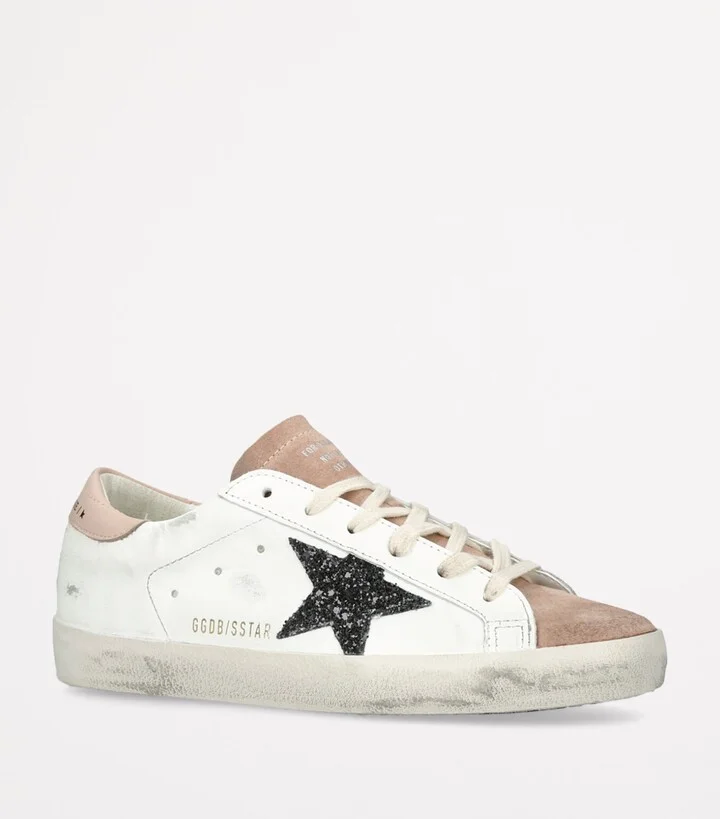 Golden Goose Leather Super-Star Sneakers - Image 3