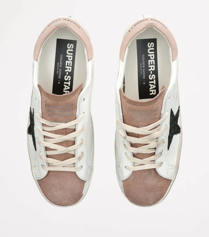 Golden Goose Leather Super-Star Sneakers - Image 4